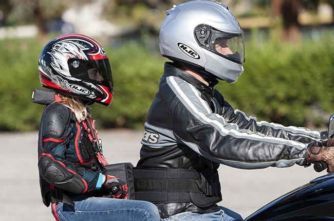 Are kids allowed to ride as passengers on motorcycles?