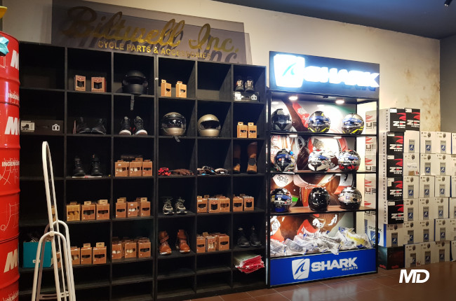 Biker Box Inc. Shark and Bitwell Displays 