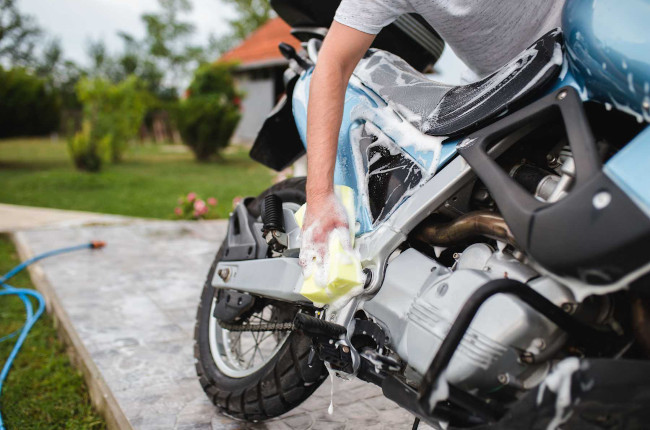 Motorcycle Washing