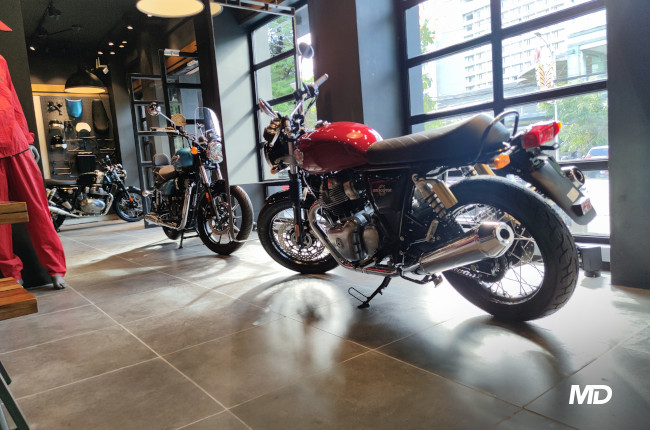 Royal Enfield Quezon City Motorcycle Display 