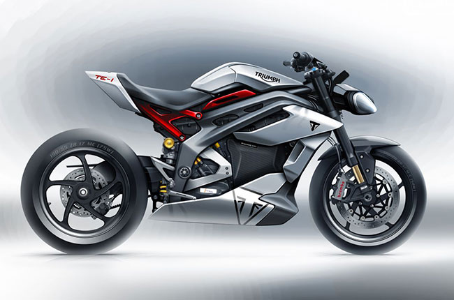 Triumph unveils TE-1 electric motorcycle concept