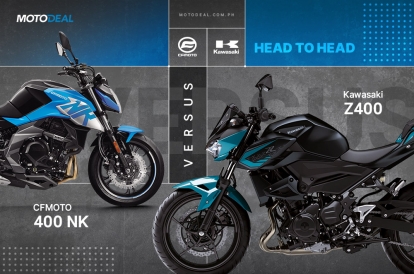 CFMOTO 400 NK versus Kawasaki Z400 