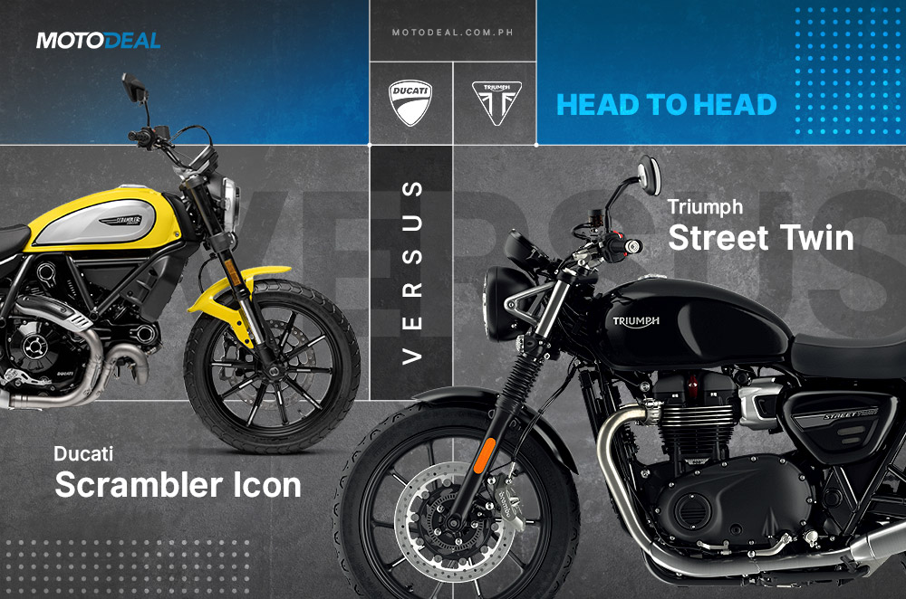 Ducati Scrambler Icon versus Triumph Street Twin - Head to head