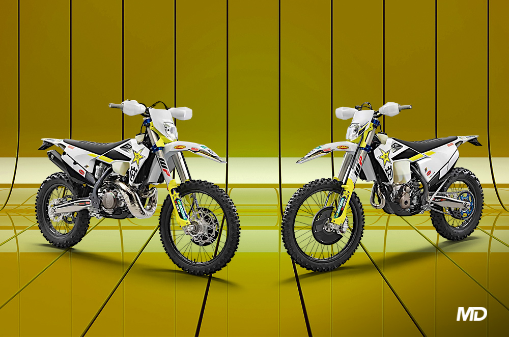 Husqvarna 2021 TE 300i And FE 350 Rockstar Enduros