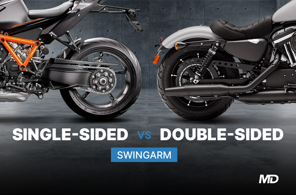 Single-sided vs double-sided swingarm What's the difference