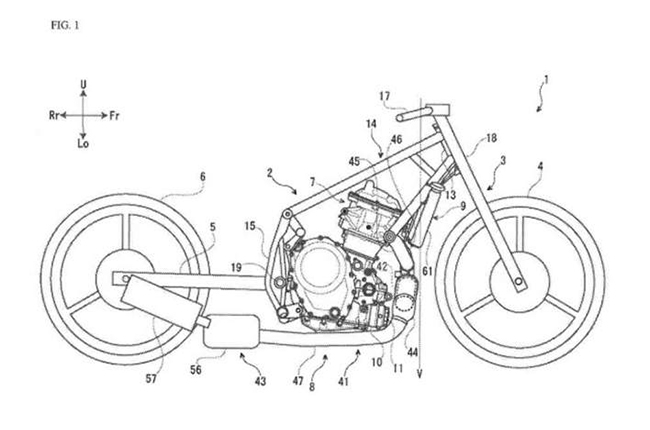 Suzuki parallel twin patent