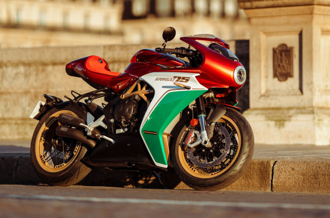 The MV Agusta Superveloce 75 Anniversario is here