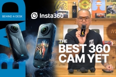 We have a new 360 cam! Insta360 X5 Feature | Behind a Desk