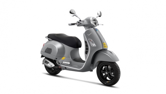 2020 vespa gts 300 supertech quarter front grey
