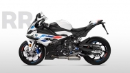 Light white BMW S 1000 RR
