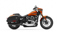 Scorched Orange Harley-Davidson Sport Glide