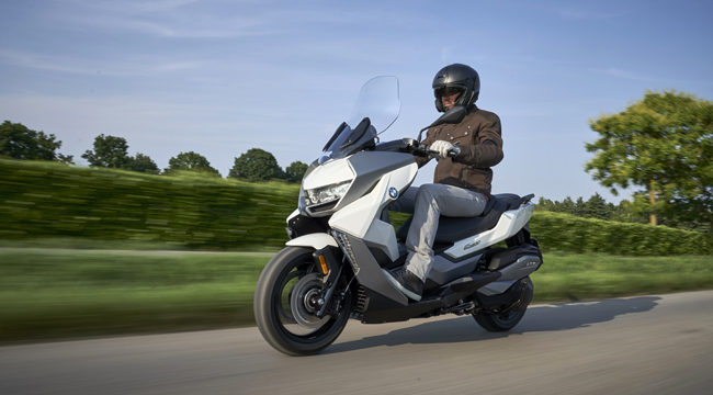 2020 BMW C 400 GT White scooter side Philippines