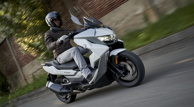 2020 BMW C 400 GT White scooter side Philippines