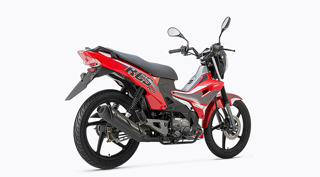 2020  Keeway RCS 125 Red quarter rear Philippines