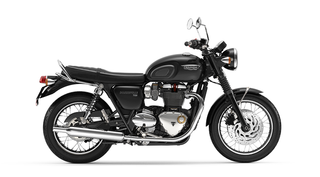 2020 Triumph Bonneville T120 side Jet Black