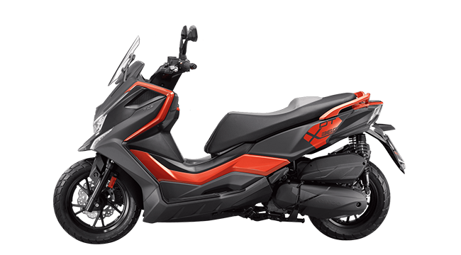 Faco Cupolino Fumé Scuro Per KYMCO DTX 360 (2021-2022) – Più Basso Di 3,5 Cm, Con Bulloneria, Art. 29176