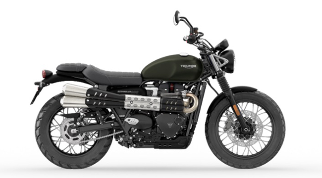  Triumph Scrambler 900  Matt khaki