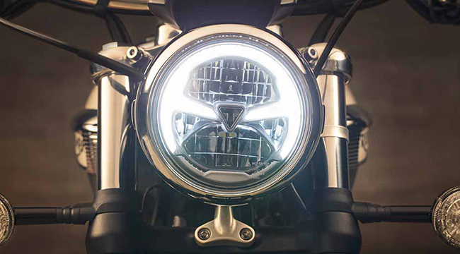 2020 Triumph Bonneville Speedmaster headlamp