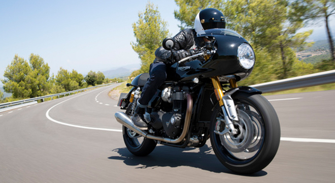 2020 Triumph Thruxton RS Showcase ABS Jet Black quarter front Philippines