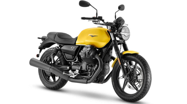 Moto Guzzi V7 Stone Giallo Metalico