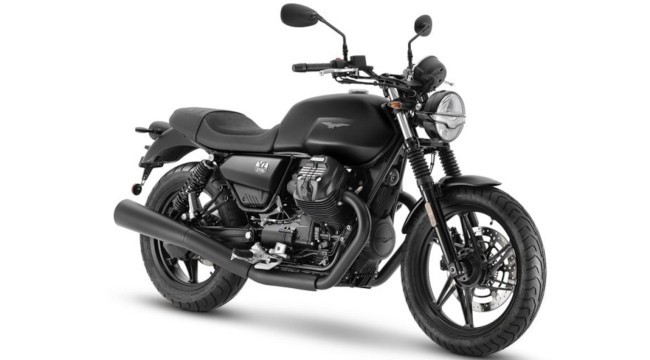 Moto Guzzi V7 Stone Nero Ruvido
