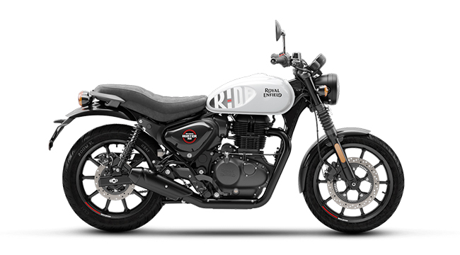 Royal Enfield Hunter 350 Metro Dapper White