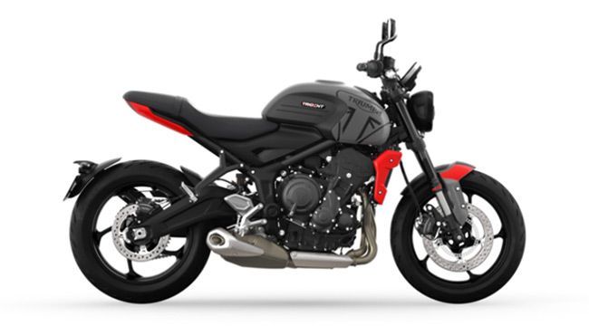 Triumph Trident 660 Silver Ice / Diablo Red