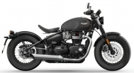 Triumph Bonneville Bobber Matt Storm Gray / Matt Ironstone (2023 - Present)